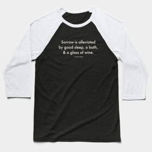 Sleep, Bath, & Wine Baseball T-Shirt